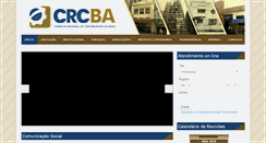 Desktop Screenshot of crcba.org.br